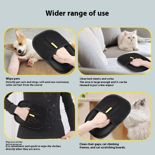 Pet Hair Remover Glove for Dogs, Cats, and Rabbits – Suitable for All Coat Types
