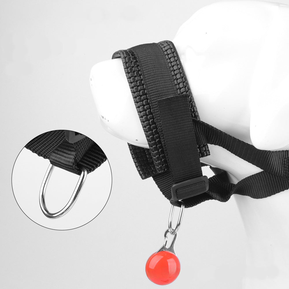 Breathable Dog Muzzle – Adjustable Nylon Anti-Bark Guard for Small & Large Dogs