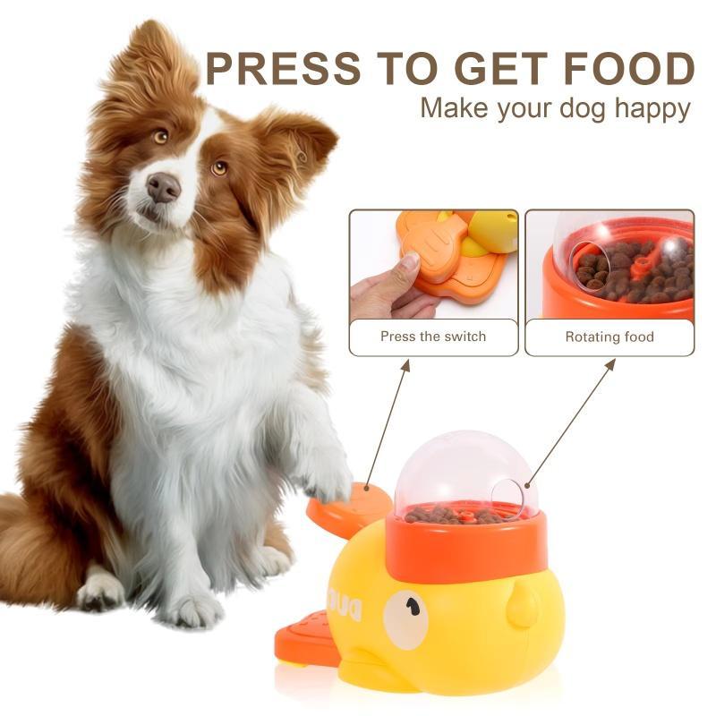 Interactive Duck Dog Puzzle Feeder – Treat Toy for Smart & Happy Dogs